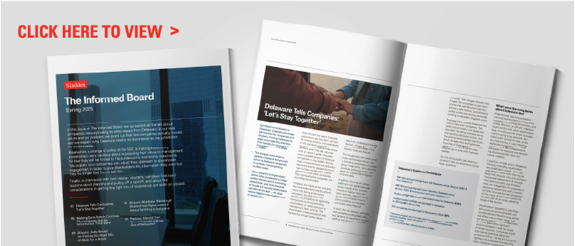 The Informed Board | Spring 2025